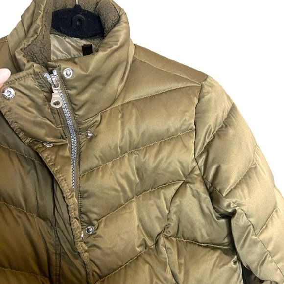 Eddie Bauer Chartreuse Green Down Puffer - Picture 6 of 12